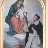 Obraz świętego Dominika - w ołtarzu przytęczowym.