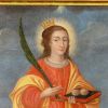 Obraz świętej Agaty – w ołtarzu bocznym