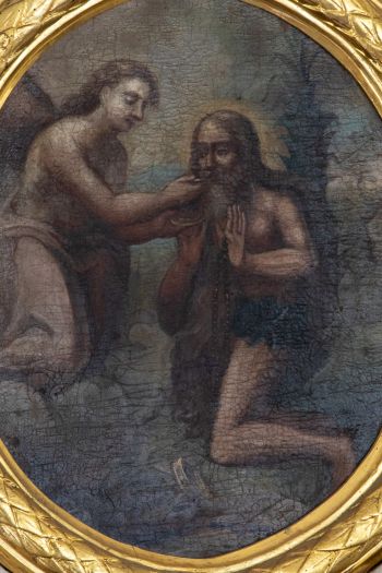 Obraz – św. Onufry - w lewym ołtarzu przy tęczowym