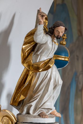 Rzeźba – Chrystus – ze zwieńczenia ambony