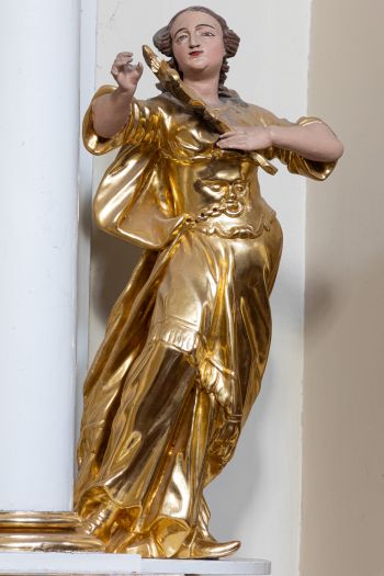 Rzeźba – NN (Pątniczka) - z ołtarza świętej Urszuli