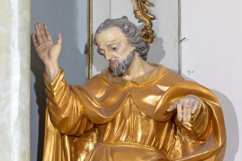 Rzeźba – święty Joachim – z ołtarza głównego