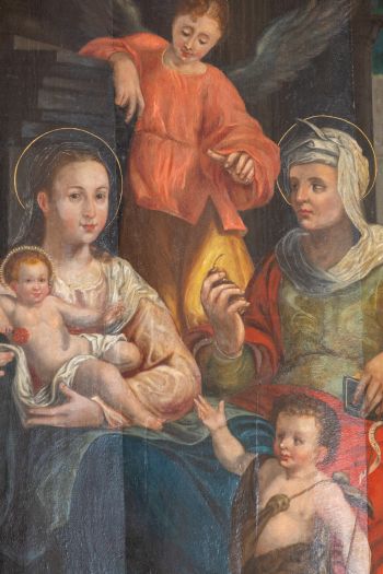 Obraz świętej rodziny ze Świętą Anną i świętym Joachimem