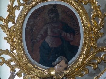 Obraz Zwiastowanie NMP  - ze zwieńczenia ołtarza głównego